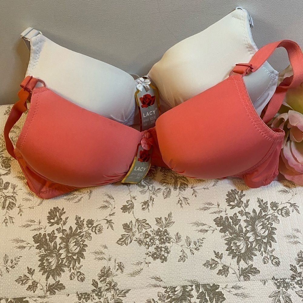 💥Lacy Assorted colors women’s push up Bra Size 34B
